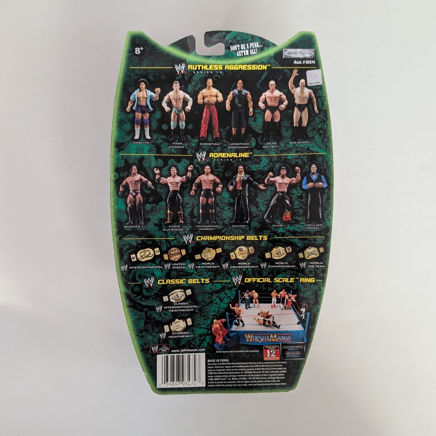 2005 WWE Jakks Pacific Ruthless Aggression Series 15 Christian
