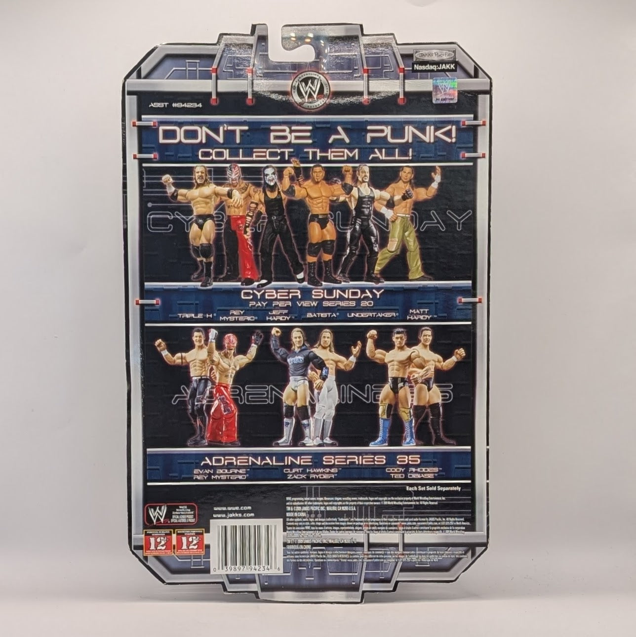 2009 WWE Jakks Pacific Ruthless Aggression Pay Per View Series 20 "Cyber Sunday" Jeff Hardy