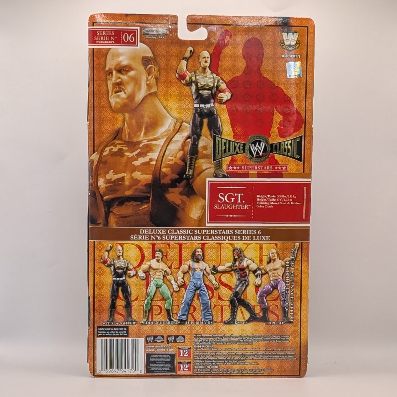 2008 WWE Jakks Pacific Deluxe Classic Superstars Series 6 Sgt. Slaughter