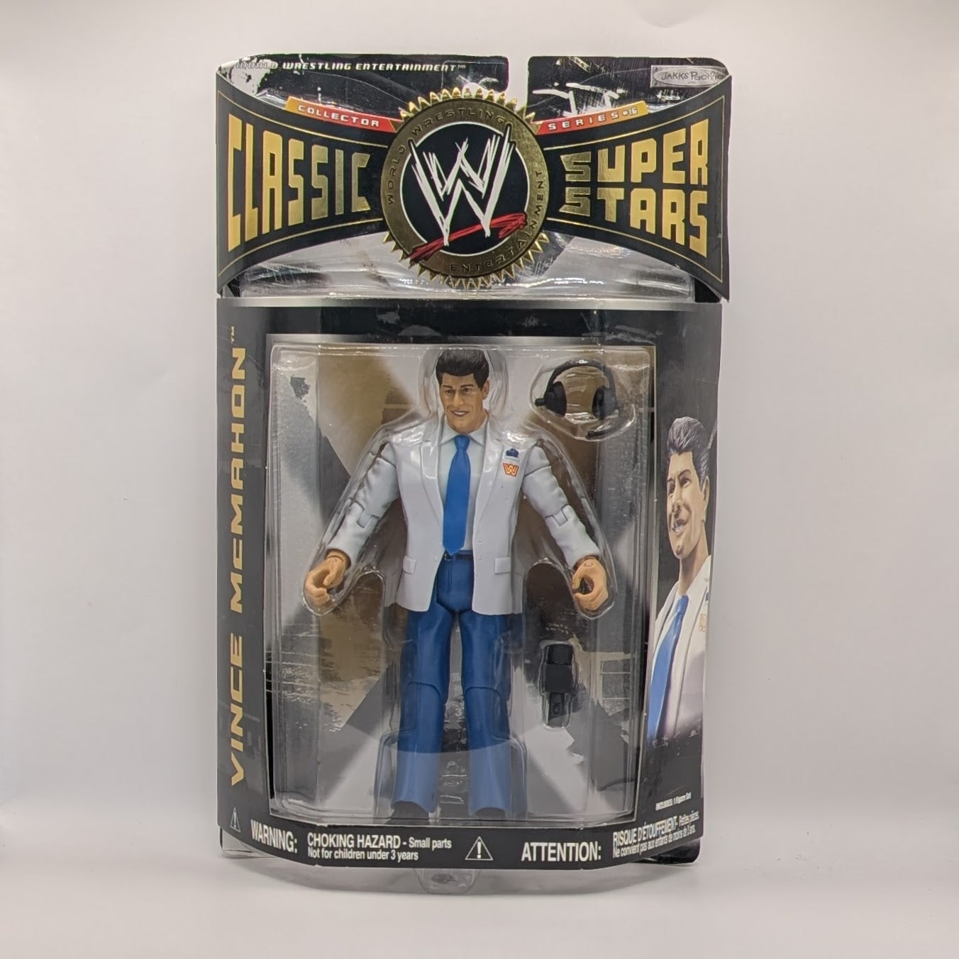 2007 WWE Jakks Pacific Classic Superstars Series 16 Vince McMahon