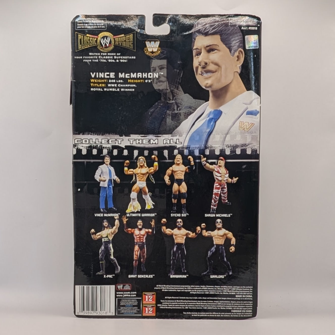 2007 WWE Jakks Pacific Classic Superstars Series 16 Vince McMahon