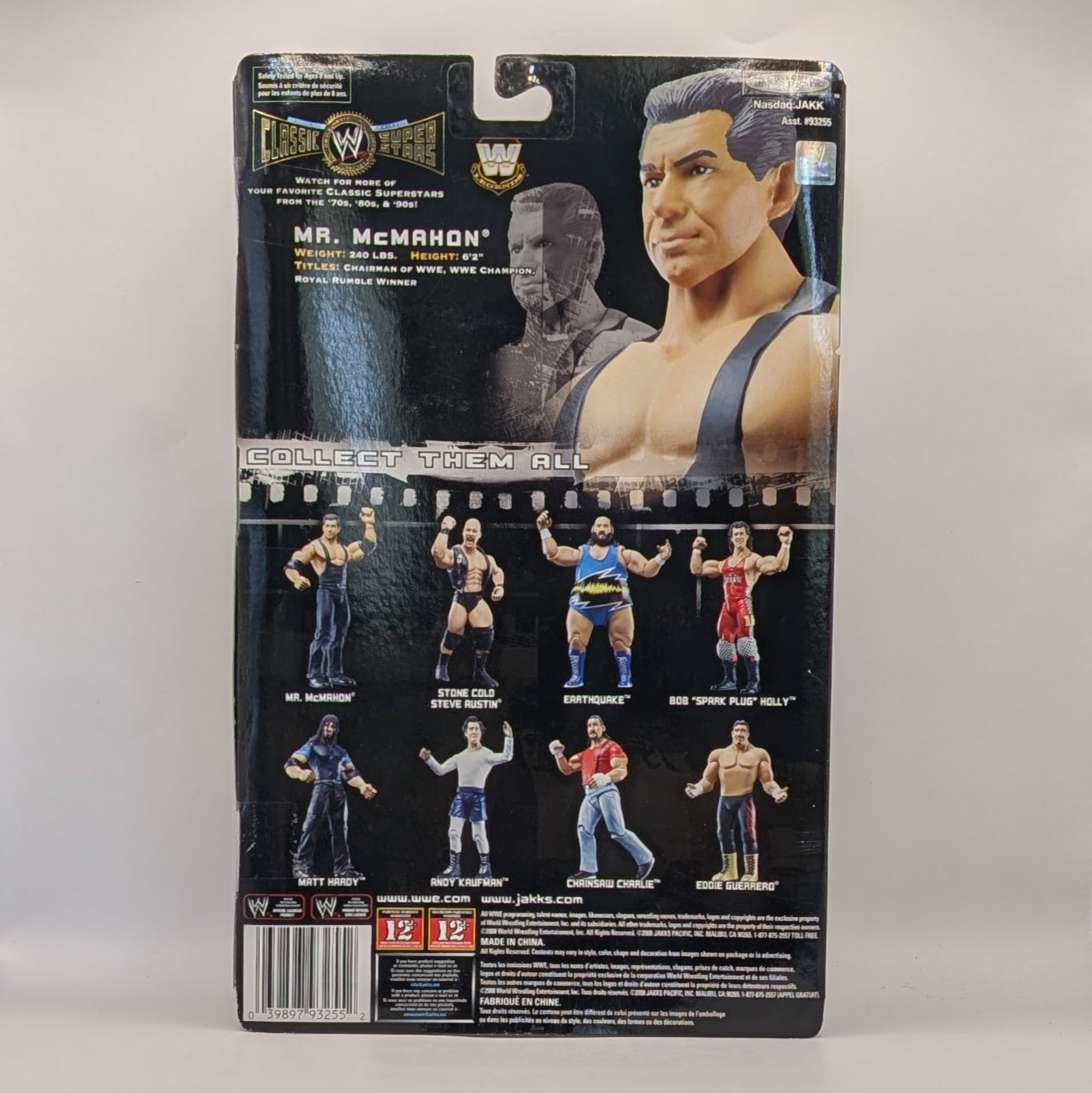 2008 WWE Jakks Pacific Classic Superstars Series 22 Mr. McMahon