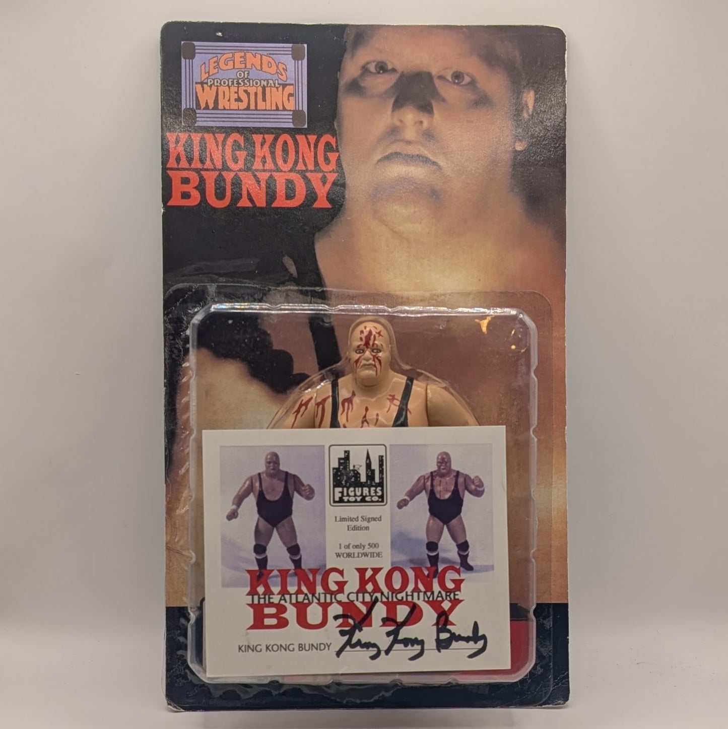 1998 FTC Legends of Professional Wrestling [Original] Limited Signed Edition King Kong Bundy