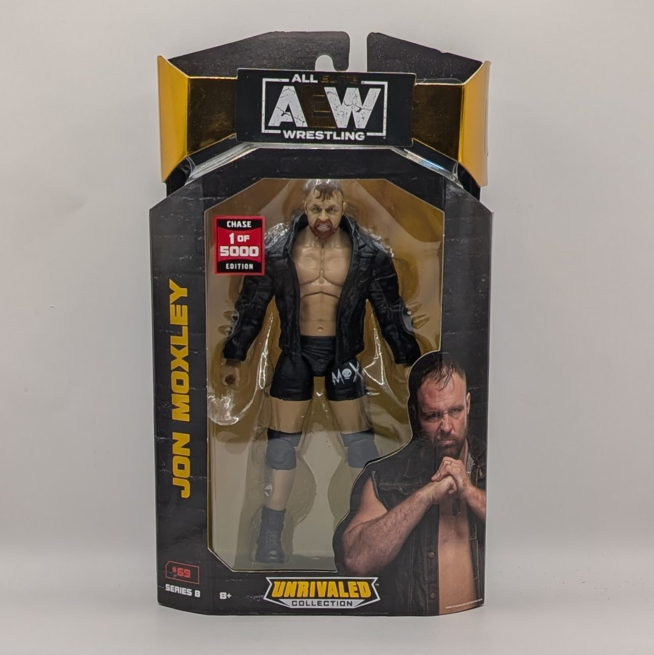 2022 AEW Jazwares Unrivaled Collection Series 8 #69 Jon Moxley