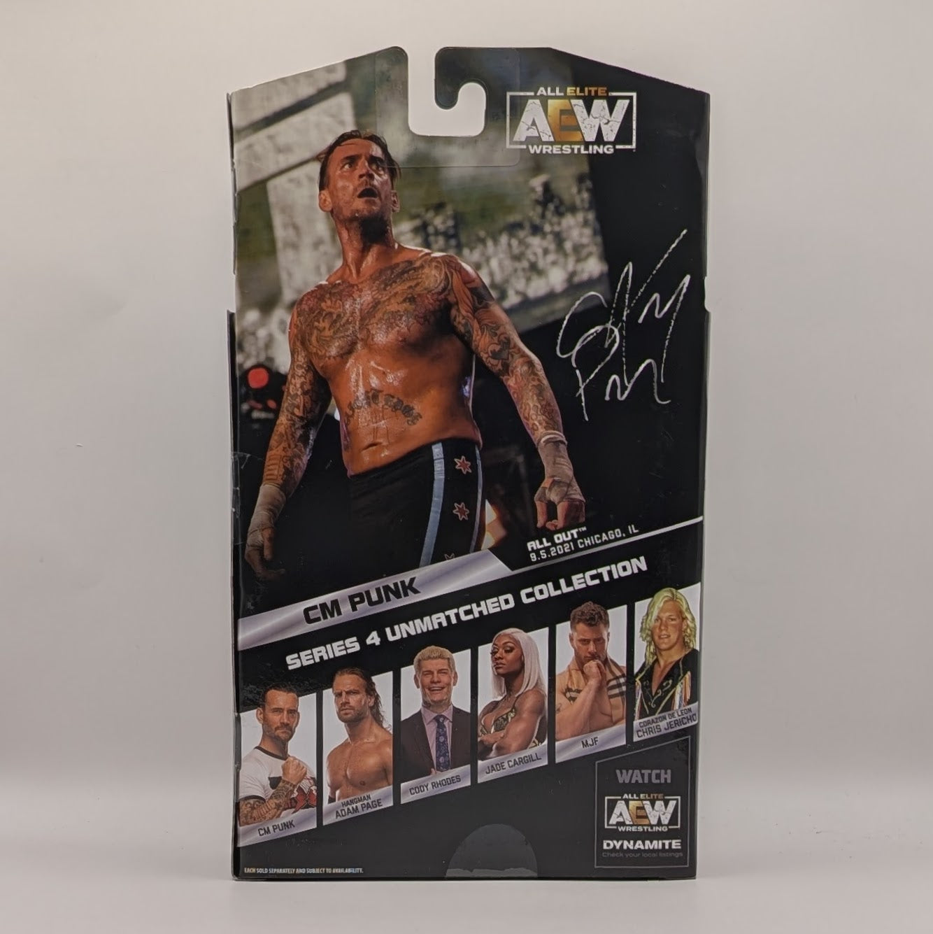 2022 AEW Jazwares Unmatched Collection Series 4 #30 CM Punk [Chase Edition]