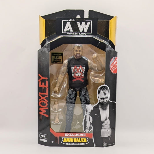 2022 AEW Jazwares Unrivaled Collection Shop AEW Exclusive #03 "Designed by Mox" Jon Moxley