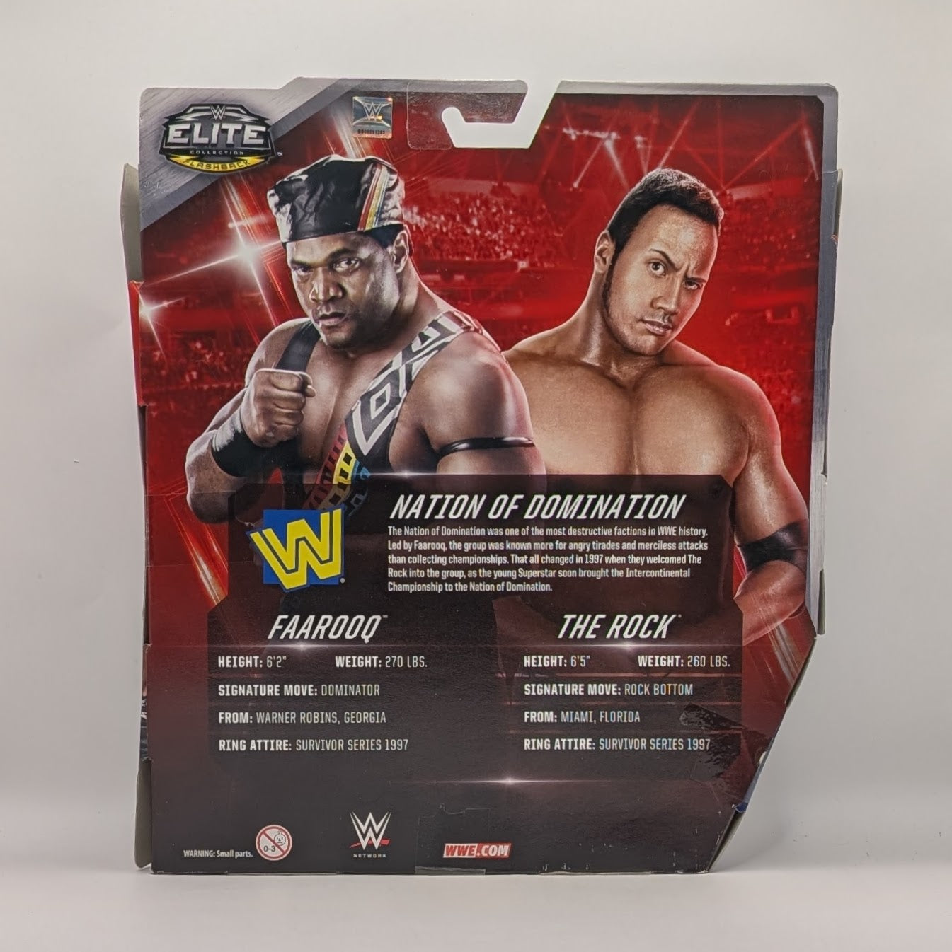 2015 WWE Mattel Elite Collection 2-Packs Faarooq & The Rock [Exclusive]