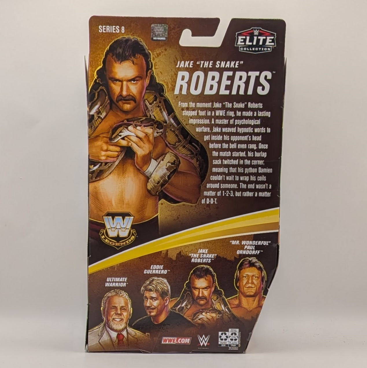 2020 WWE Mattel Elite Collection Legends Series 8 Jake "The Snake" Roberts [Exclusive]