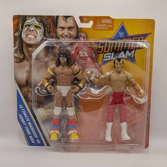 2017 WWE Mattel Basic SummerSlam Multipack: Ultimate Warrior vs. Honky Tonk Man