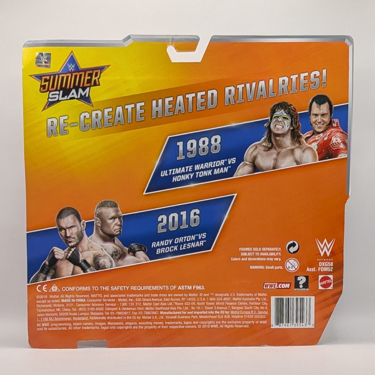 2017 WWE Mattel Basic SummerSlam Multipack: Ultimate Warrior vs. Honky Tonk Man
