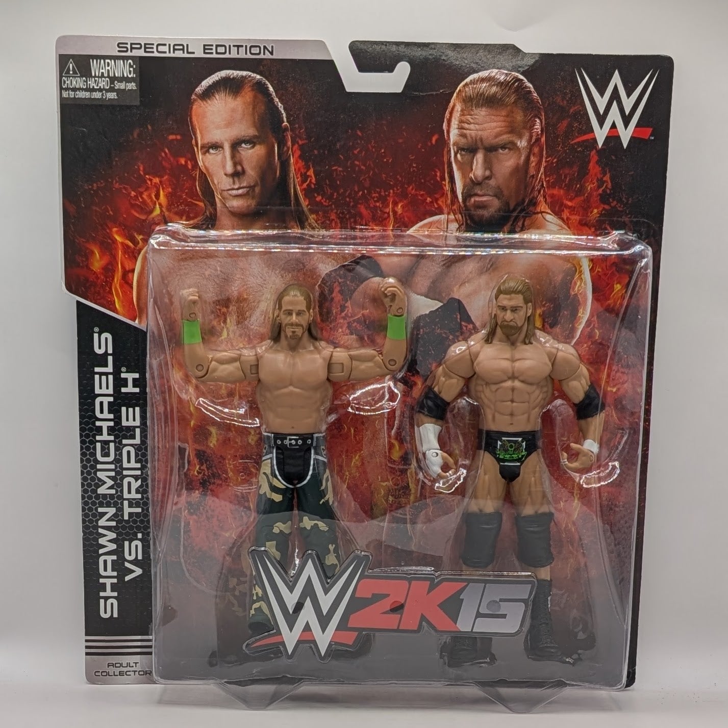 2016 WWE Mattel Basic "2k15" Shawn Michaels vs. Triple H [Exclusive]