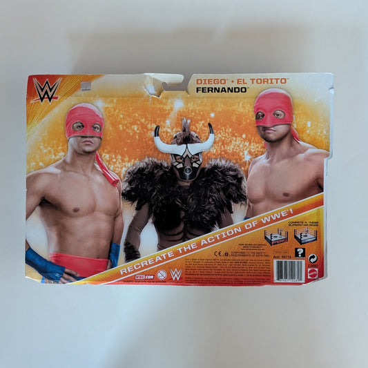 2014 WWE Mattel Basic Triple Threat Match Series 4 Diego, El Torito & Fernando [Exclusive]