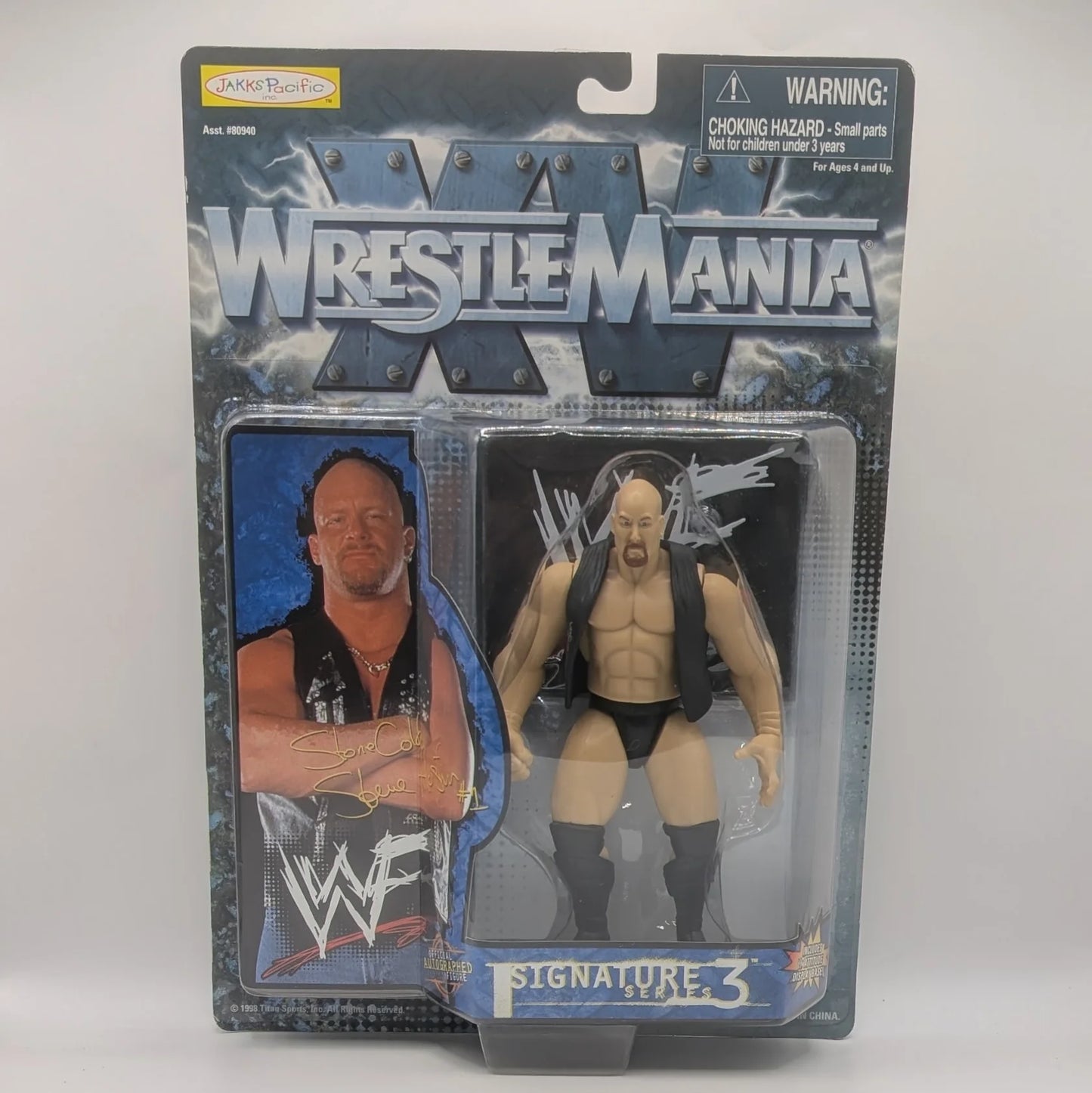 1999 WWF Jakks Pacific Signature Series 3 Stone Cold Steve Austin