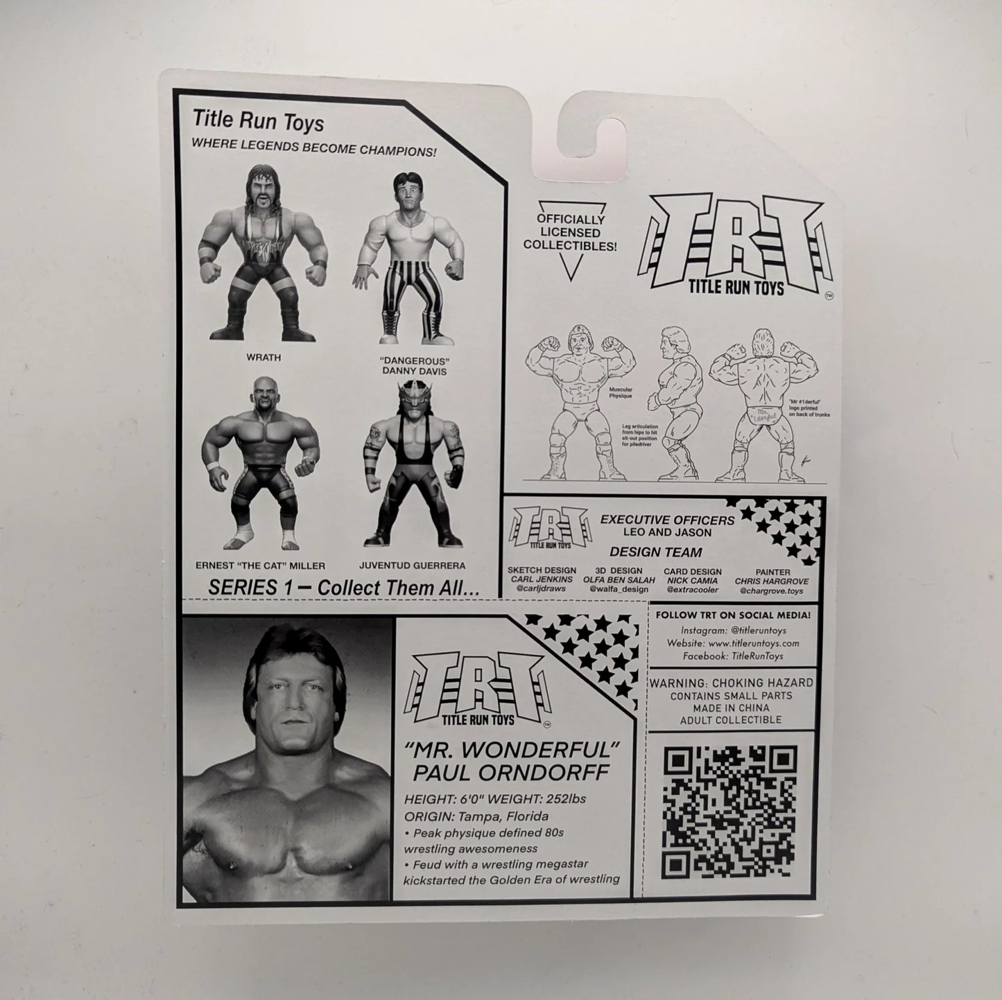 2025 Title Run Toys Series 1 "Mr. Wonderful" Paul Orndorff
