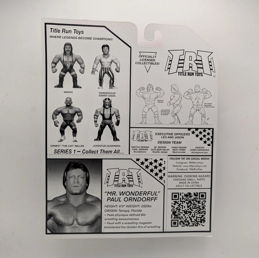 2025 Title Run Toys Series 1 "Mr. Wonderful" Paul Orndorff