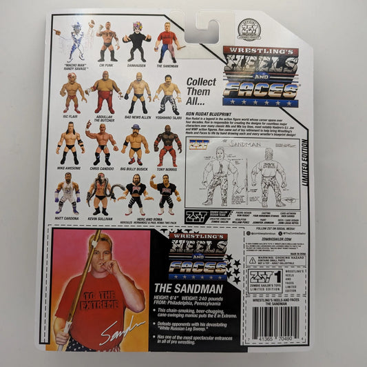 2025 Zombie Sailor's Toys Wrestling's Heels & Faces Limited Edition Sandman