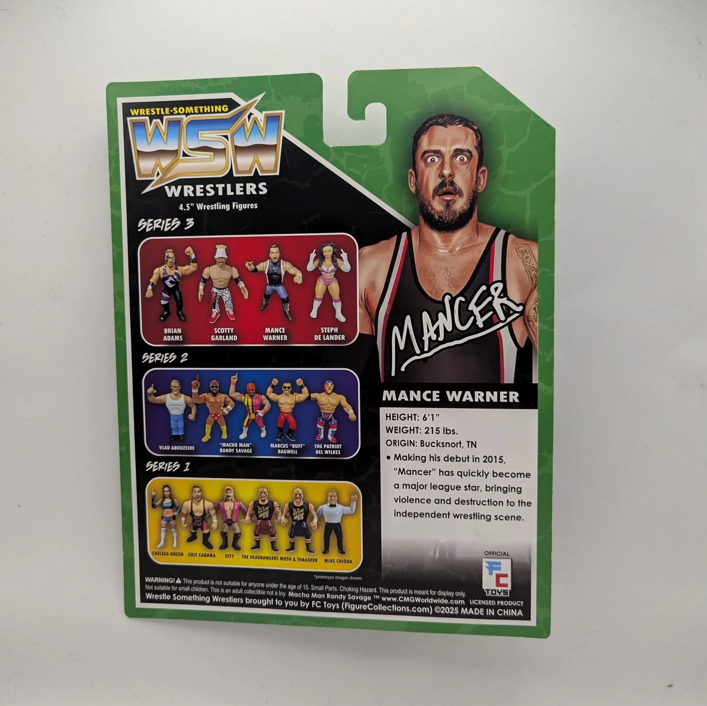2025 FC Toys Wrestle-Something Wrestlers Series 3 Mance Warner