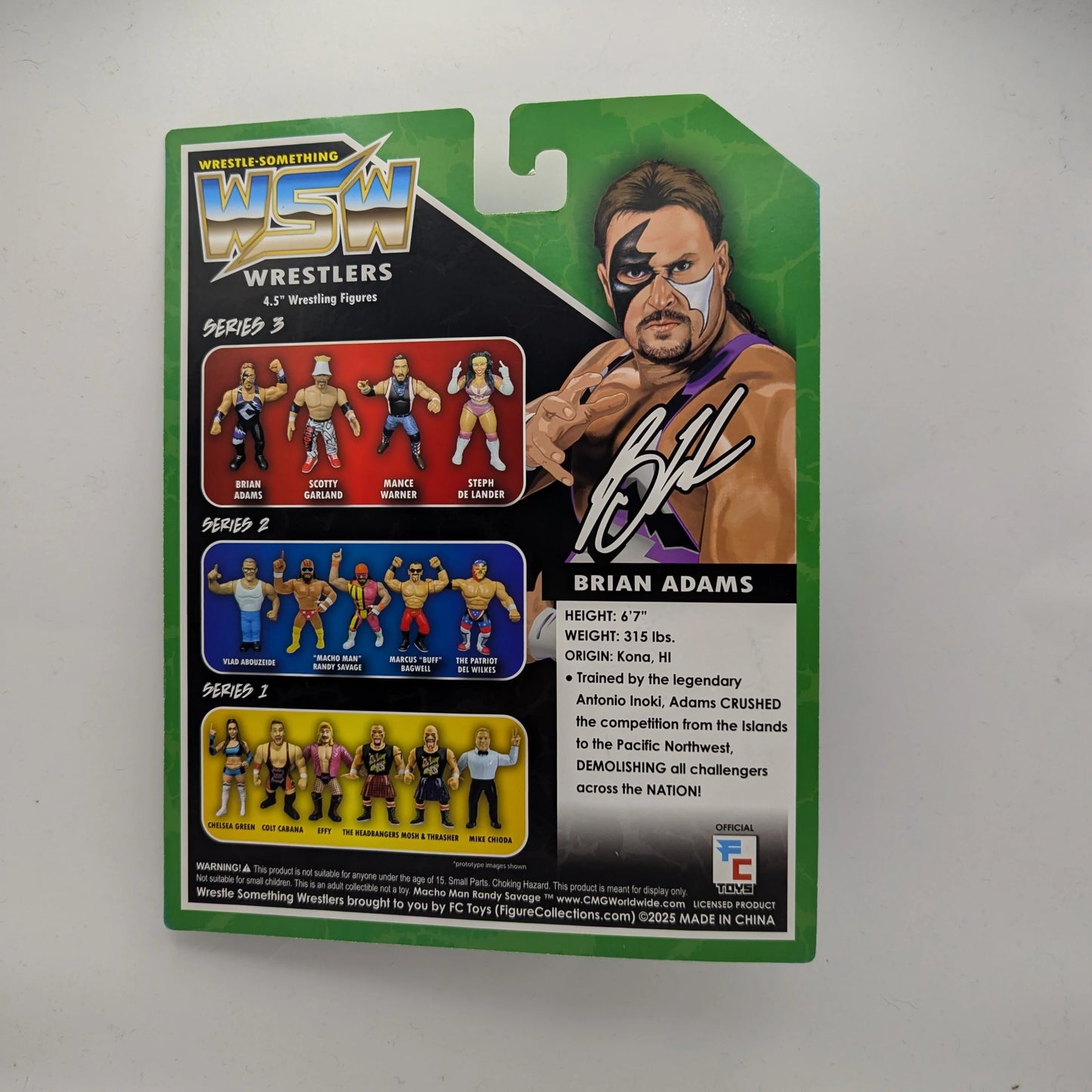 2025 FC Toys Wrestle-Something Wrestlers Series 3 Brian Adams