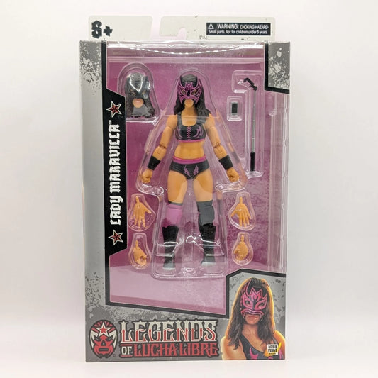 2022 Boss Fight Studio Legends of Lucha Libre Premium Collector Figures Series 2 Lady Maravilla