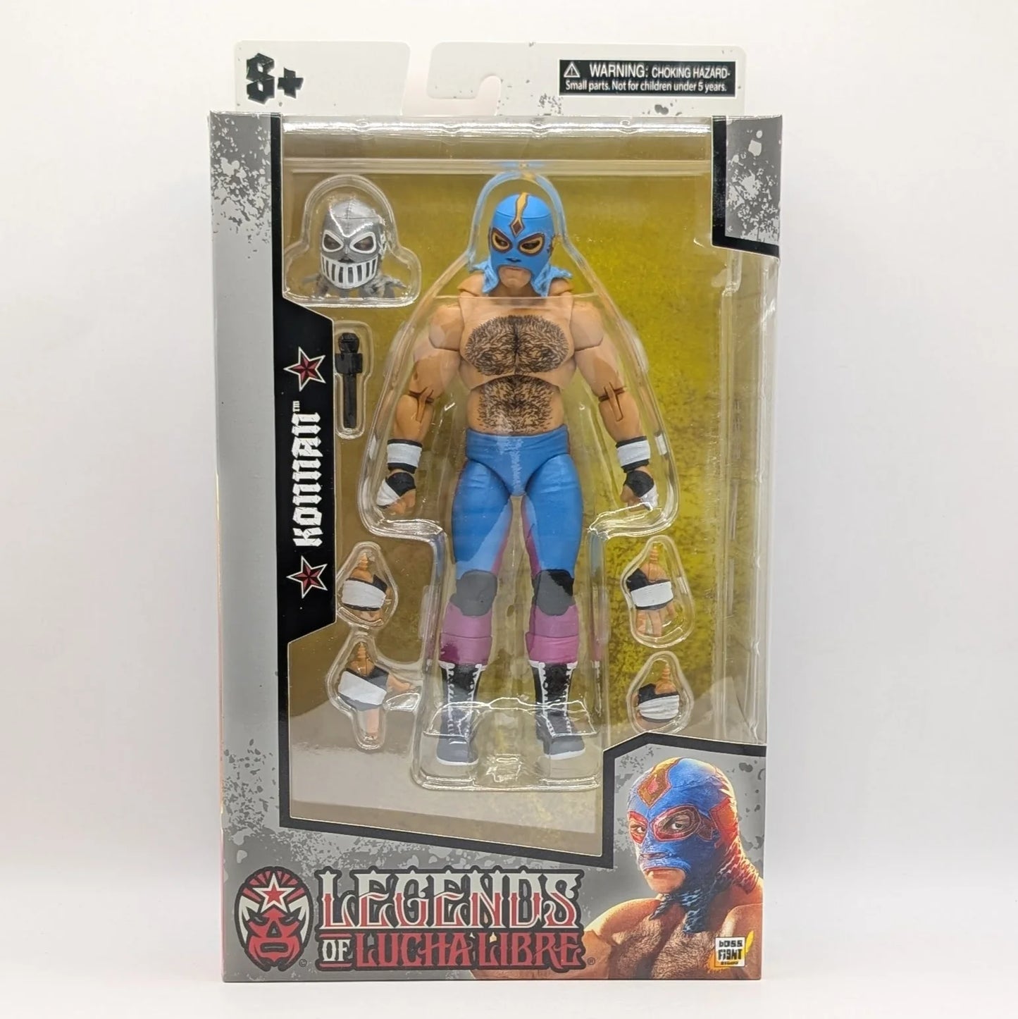 2022 Boss Fight Studio Legends of Lucha Libre Premium Collector Figures Series 2 Konnan