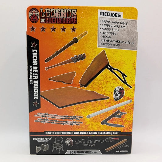 2019 Boss Fight Studio Legends of Lucha Libre Premium Collector Figures Lucha de la Muerta Accessory Set