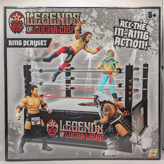 2022 Boss Fight Studio Legends of Lucha Libre Ring Playset