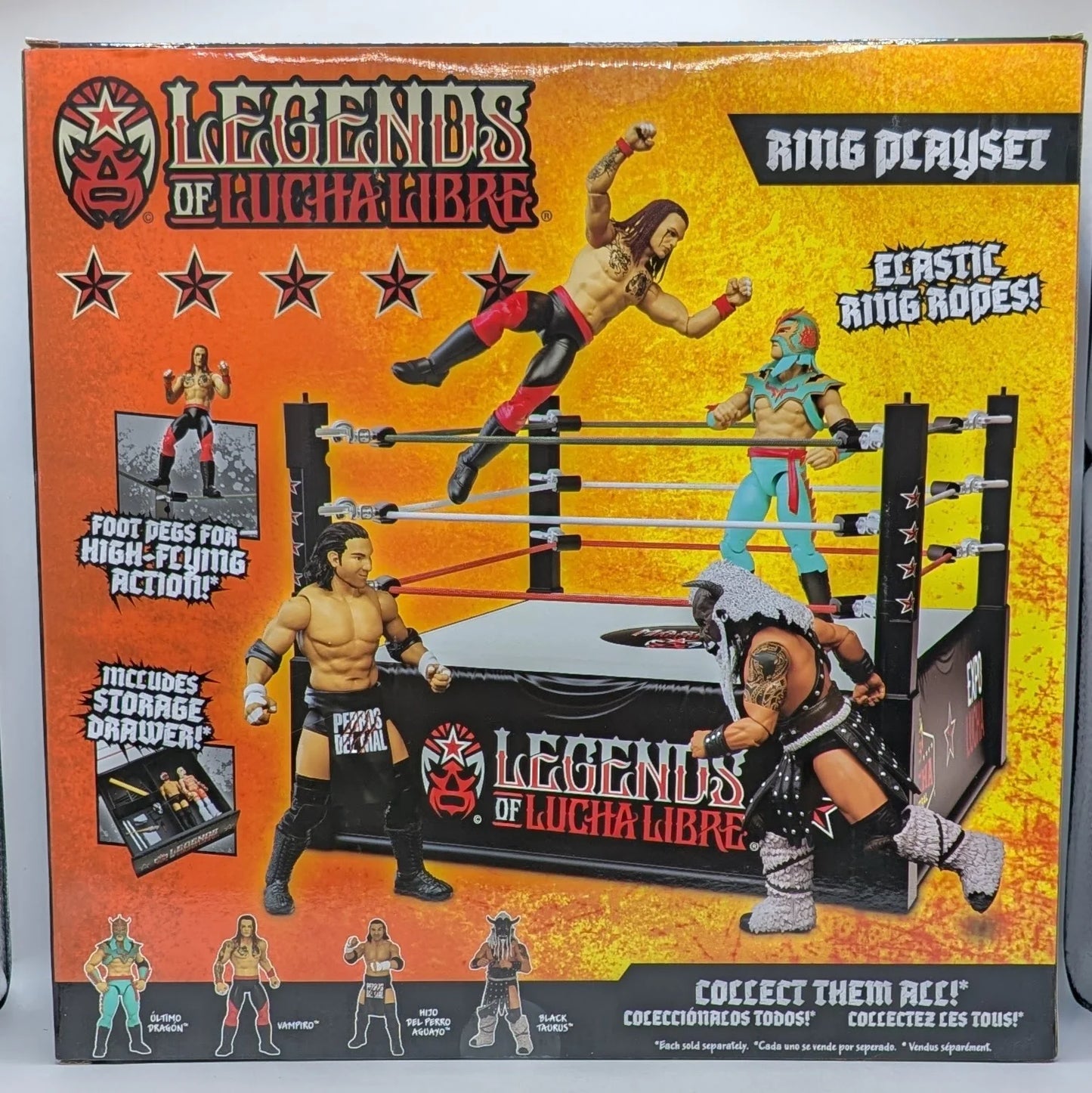 2022 Boss Fight Studio Legends of Lucha Libre Ring Playset
