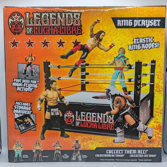 2022 Boss Fight Studio Legends of Lucha Libre Ring Playset