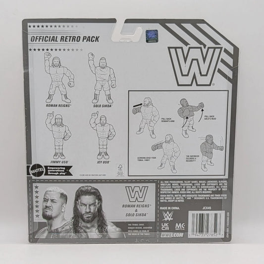 2025 WWE Mattel Ringside Exclusive Bloodline Official Retro Tag Team: Roman Reigns & Solo Sikoa