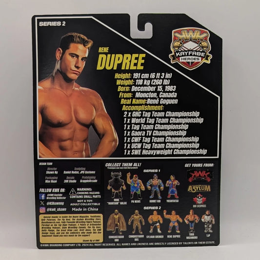 2025 KWK Kayfabe Heroes Series 2 Rene Dupree [Exclusive]