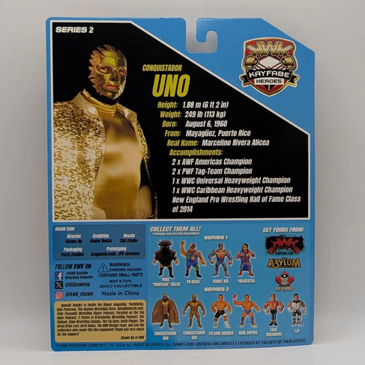 2024 KWK Kayfabe Heroes Series 2 Los Conquistador Uno [Variant B]