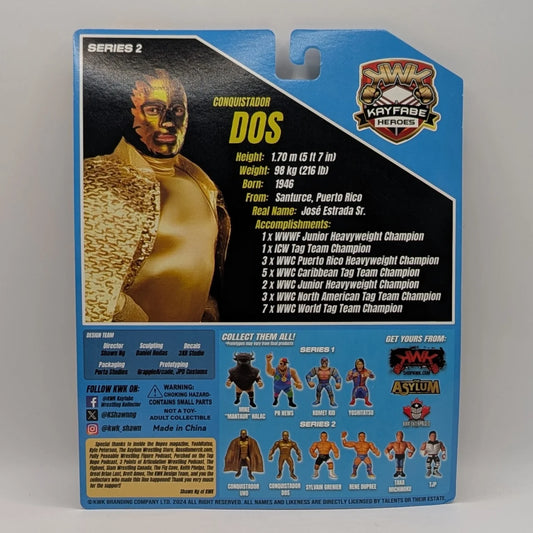 2024 KWK Kayfabe Heroes Series 2 Los Conquistador Dos [Variant B]