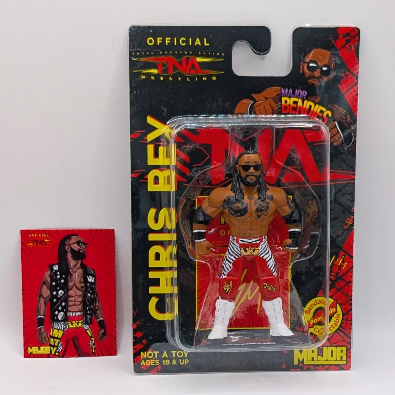 2025 TNA Wrestling MAJOR Bendies Limited Edition Chris Bey