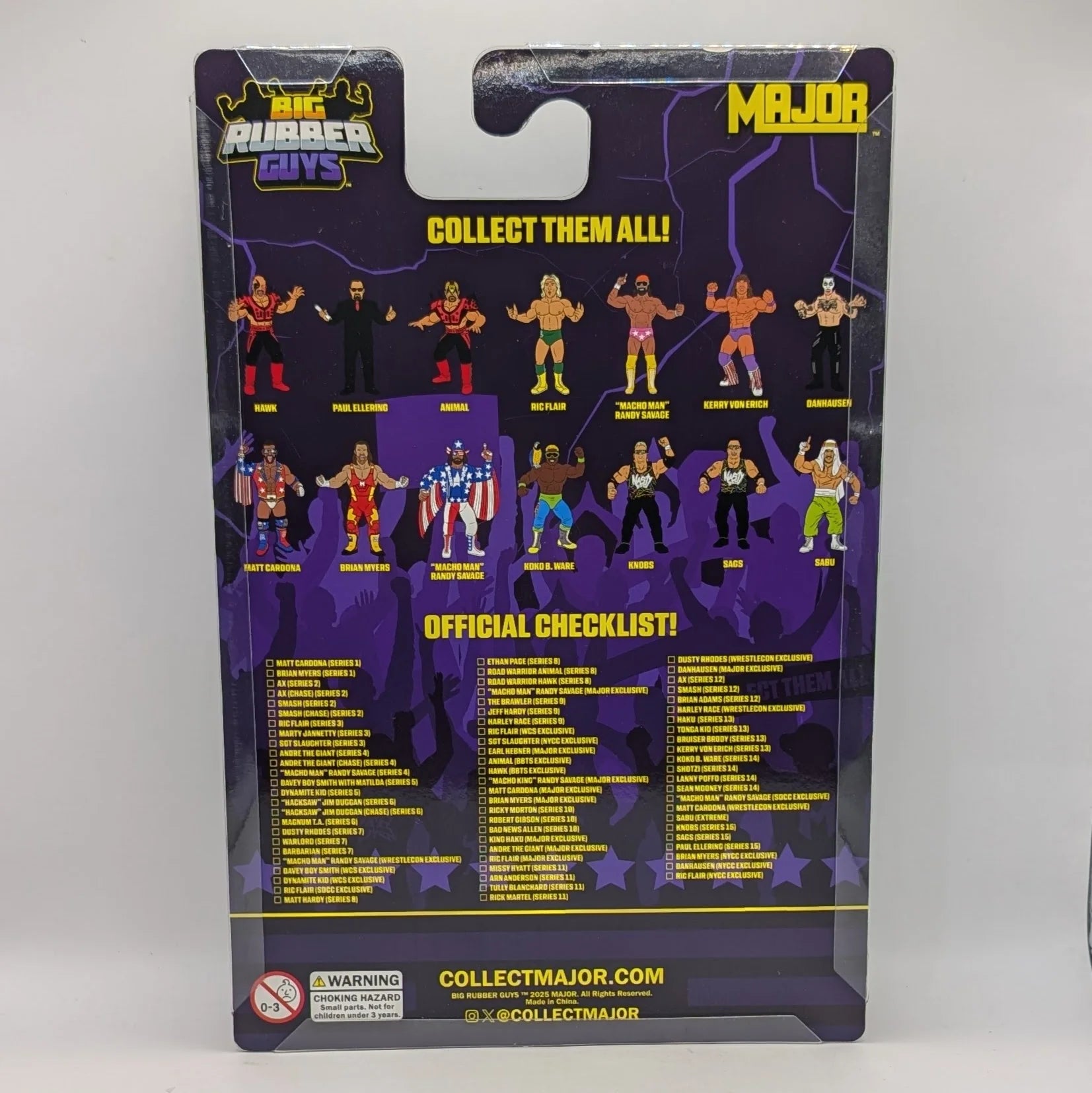 2025 MAJOR Big Rubber Guys NYCC Exclusive Brian Myers – Wrestling