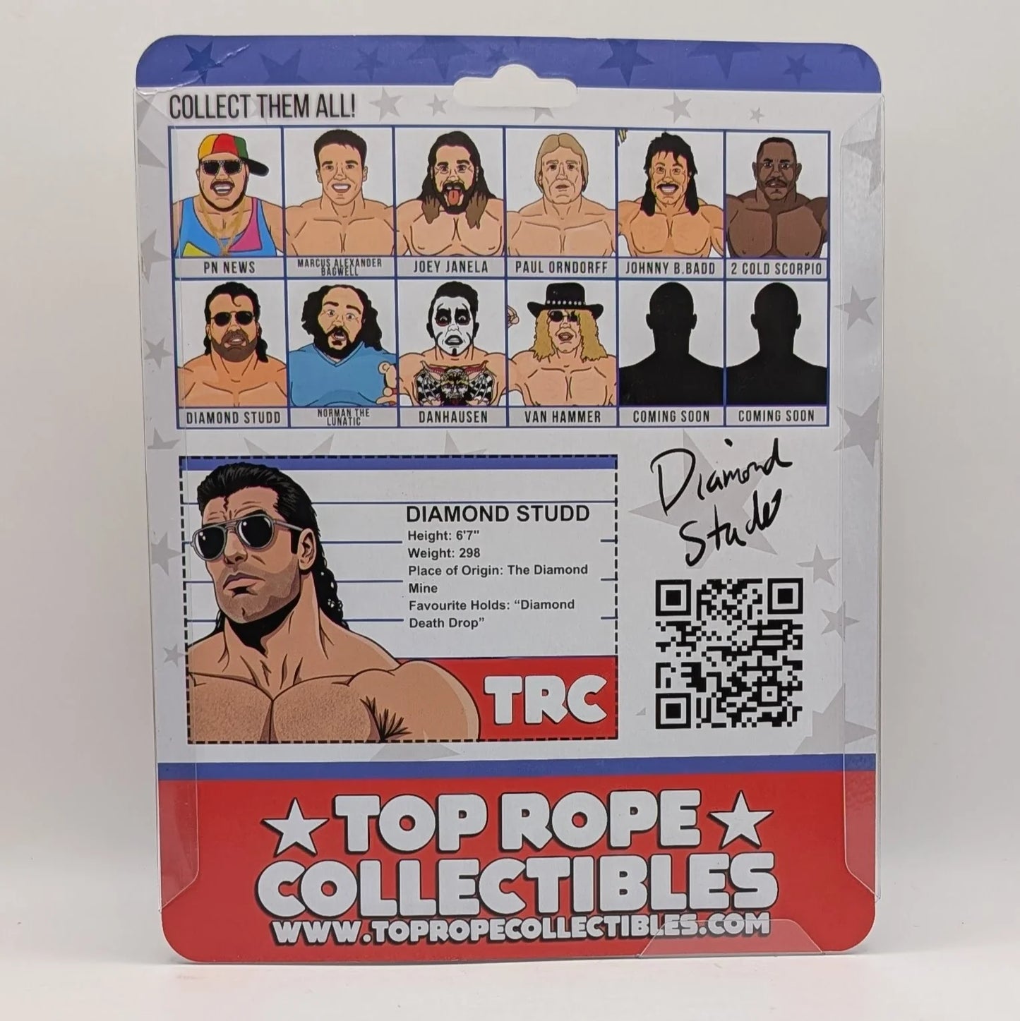 2025 Top Rope Collectibles Diamond Studd [With Blue Trunks]