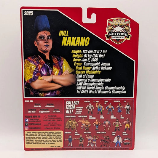 2025 KWK Kayfabe Heroes Bull Nakano [Red Card Variant]