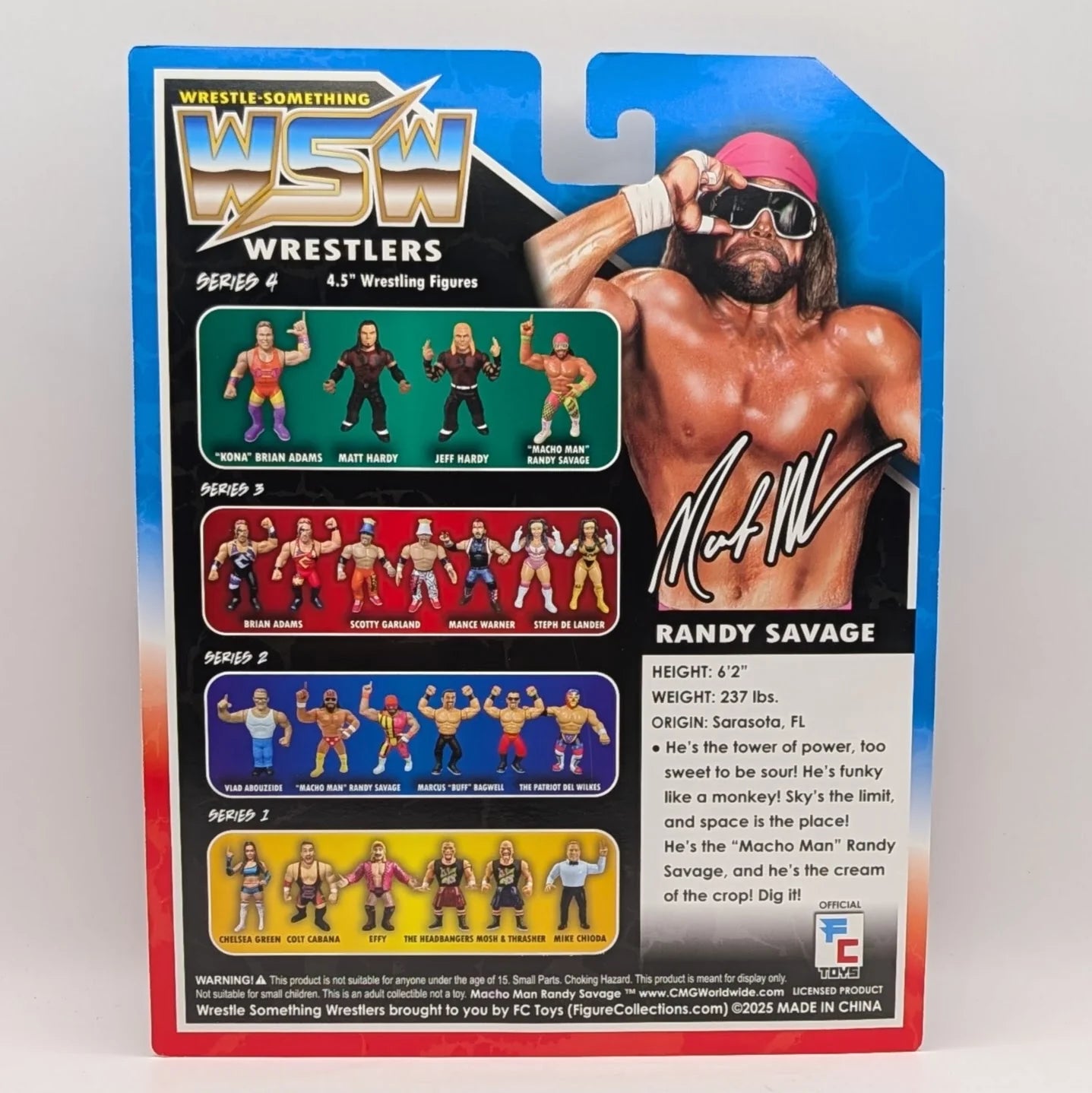 2025 FC Toys Wrestle-Something Wrestlers Series 4 "Macho Man" Randy Savage [With Tights]