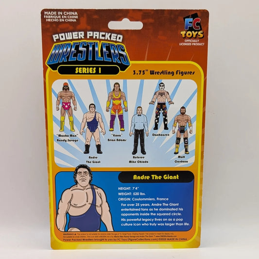 2026 FC Toys Power Packed Wrestlers Series 1 Andre the Giant [With Blue Singlet]