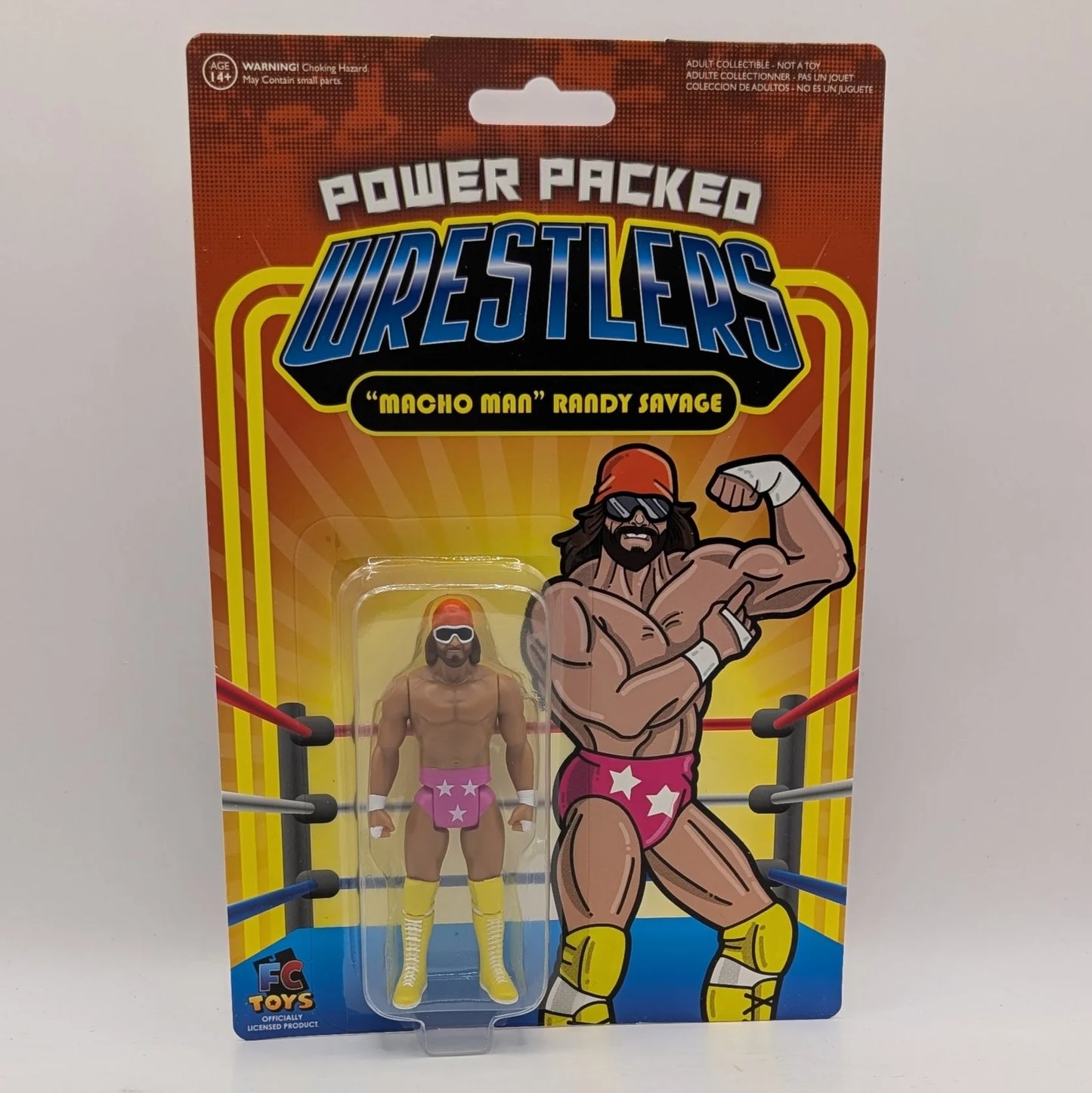 2026 FC Toys Power Packed Wrestlers Series 1 "Macho Man" Randy Savage [With Pink Trunks]