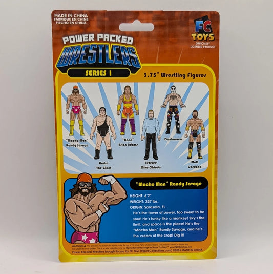 2026 FC Toys Power Packed Wrestlers Series 1 "Macho Man" Randy Savage [With Pink Trunks]