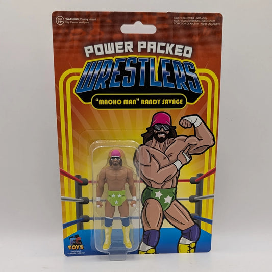 2026 FC Toys Power Packed Wrestlers Series 1 "Macho Man" Randy Savage [With Green Trunks]