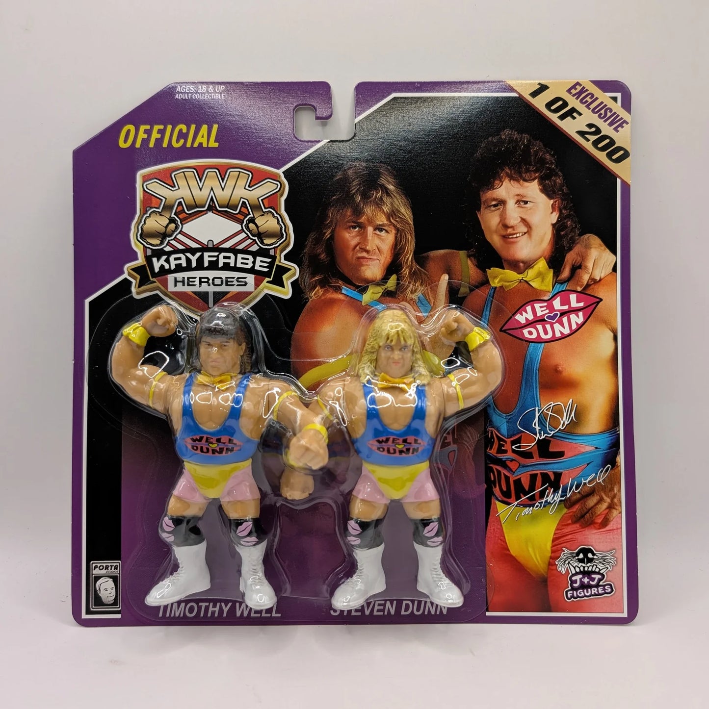 2025 KWK Kayfabe Heroes Well Dunn 2-Pack [Exclusive]