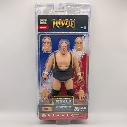 2025 Zombie Sailor's Toys Wrestling's Heels & Faces Pinnacle Collection Series 1 #02 King Kong Bundy