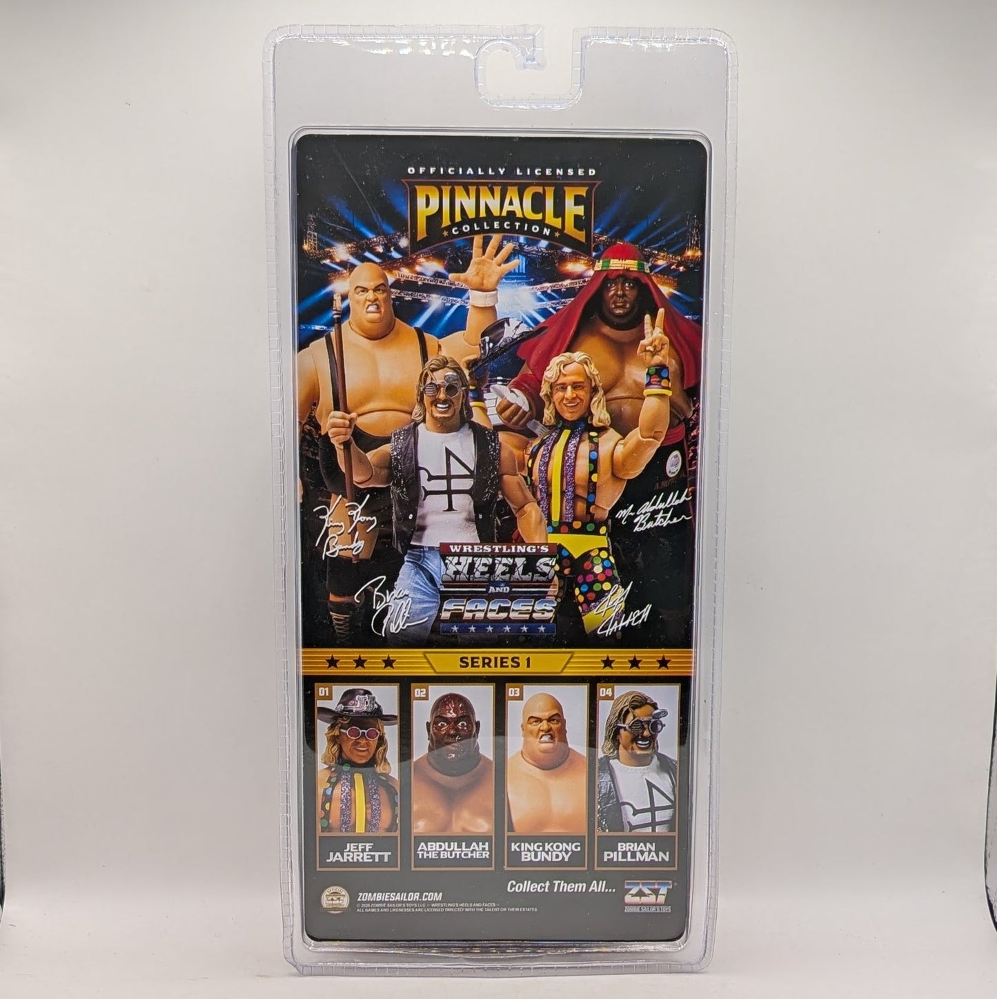 2025 Zombie Sailor's Toys Wrestling's Heels & Faces Pinnacle Collection Series 1 #02 King Kong Bundy