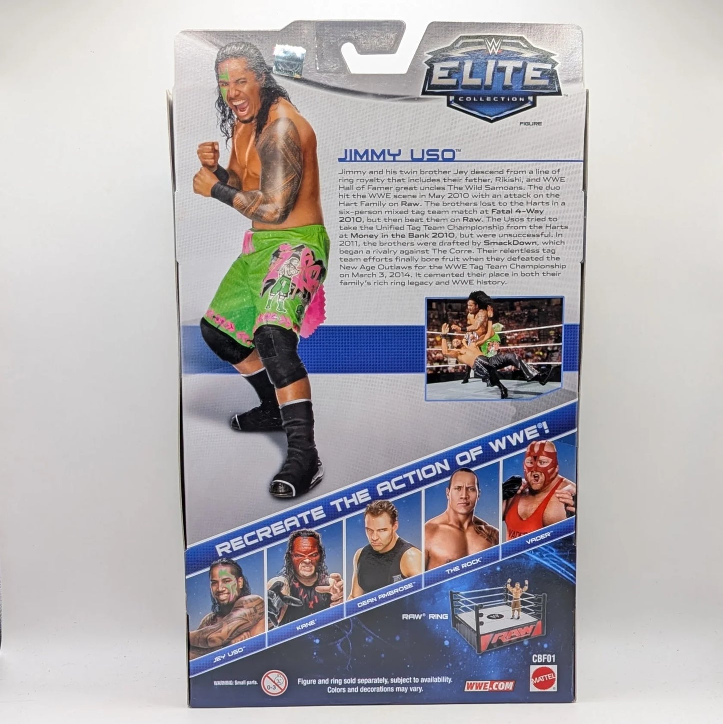 2014 WWE Mattel Elite Collection Series 31 Jimmy Uso