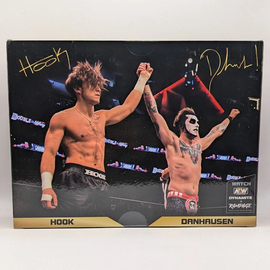 2023 AEW Jazwares Unrivaled Collection Amazon Exclusive Hook & Danhausen Tag Team Pack