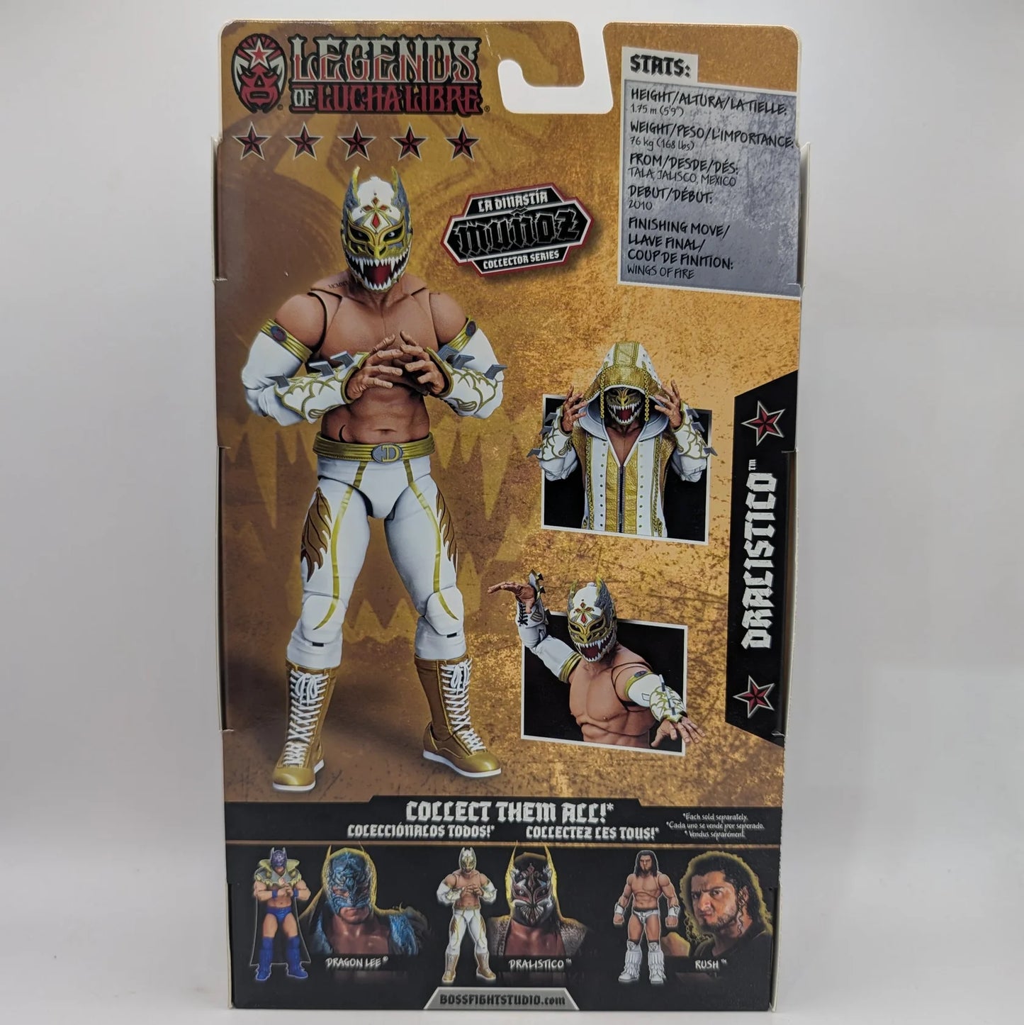 2026 Boss Fight Studio Legends of Lucha Libre Premium Collector Figures Series 4 Dralistico