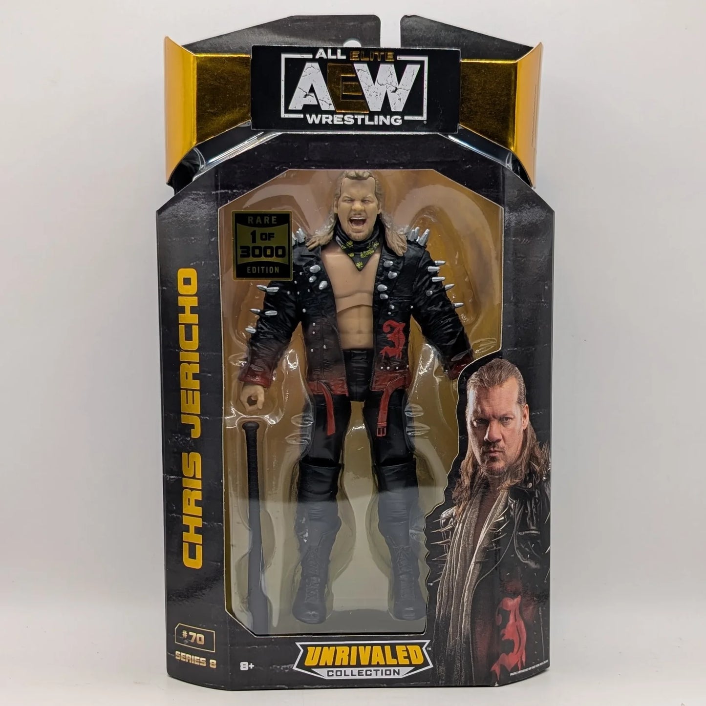 2022 AEW Jazwares Unrivaled Collection Series 8 #70 Chris Jericho [Rare Edition]