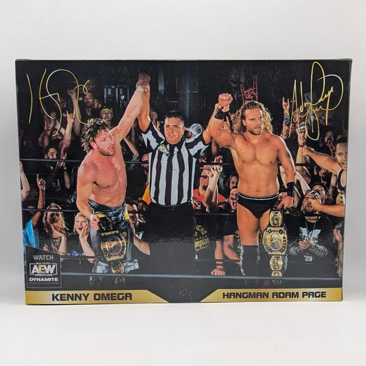 2021 AEW Jazwares Unrivaled Collection Amazon Exclusive "Hangman" Adam Page & Kenny Omega Tag Team Pack