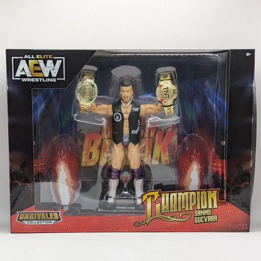 2023 AEW Jazwares Unrivaled Collection Ringside Exclusive #138 "TNT Champion" Sammy Guevara